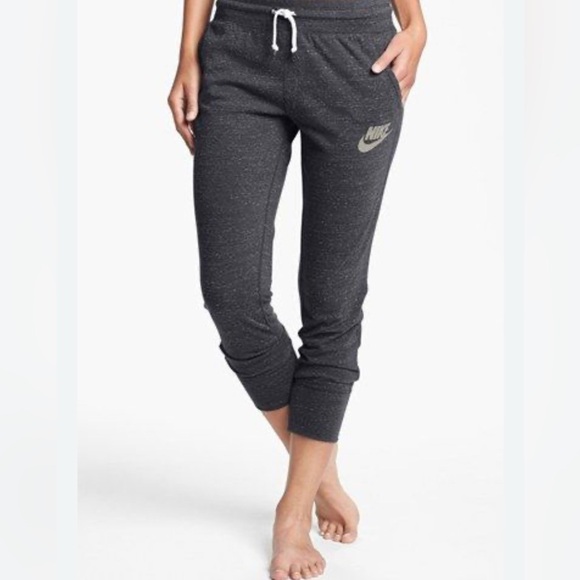 Nike Vintage Gym Charcoal Jogger Pants - Picture 1 of 5